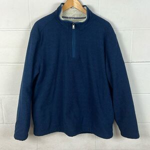 Orvis men’s 1/4 zip fleece lined sherpa pullover